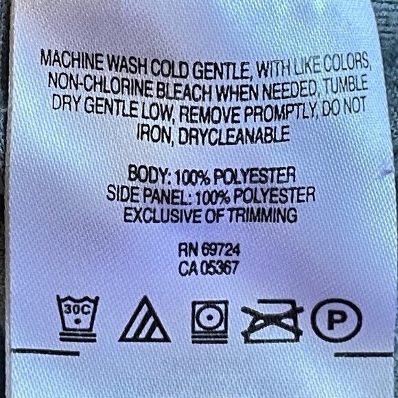 Columbia Women's Quarter Zip Microfleece 2-Tone Blue Pullover XL - Picture 8 of 8